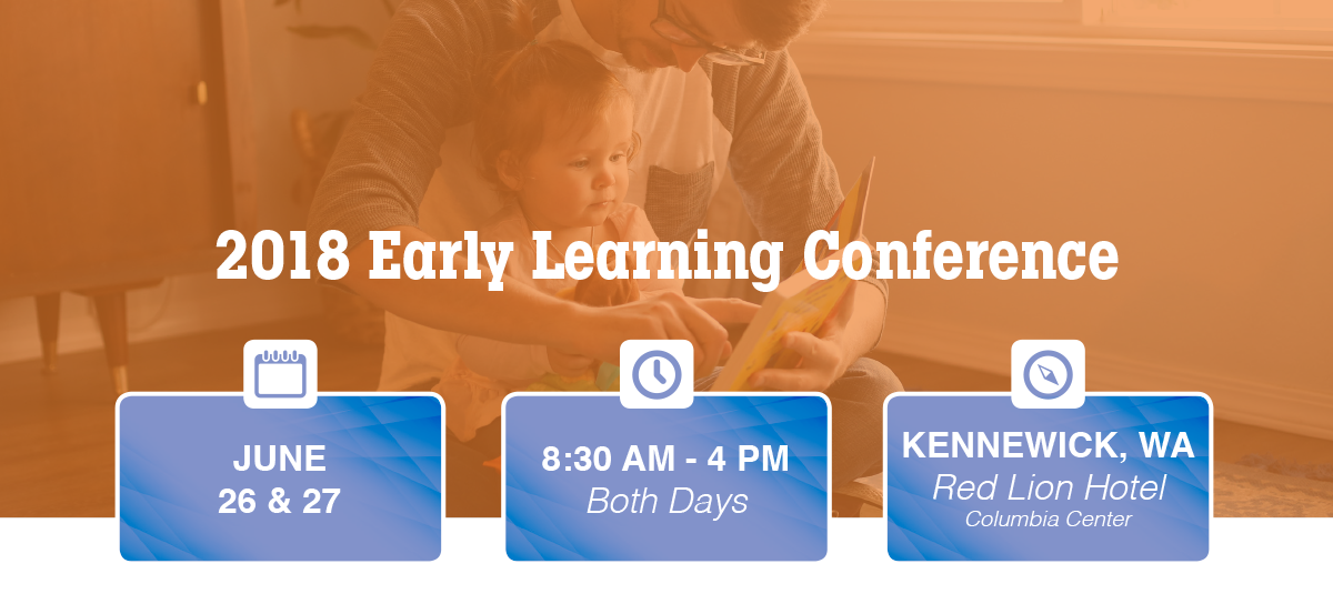 Parent reading with child - lead in for the 2018 Early Learning Conference