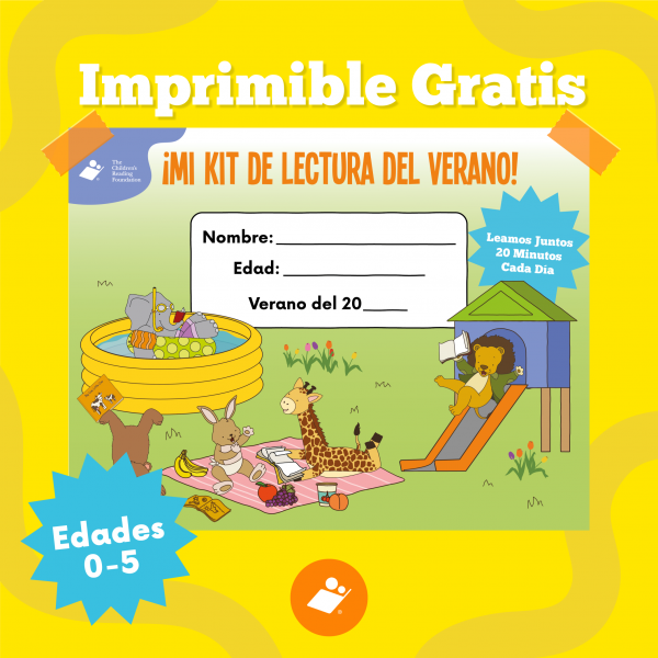 Kit de Lectura del Verano<br><strong>para Niños de  0 a 5 Años</strong>